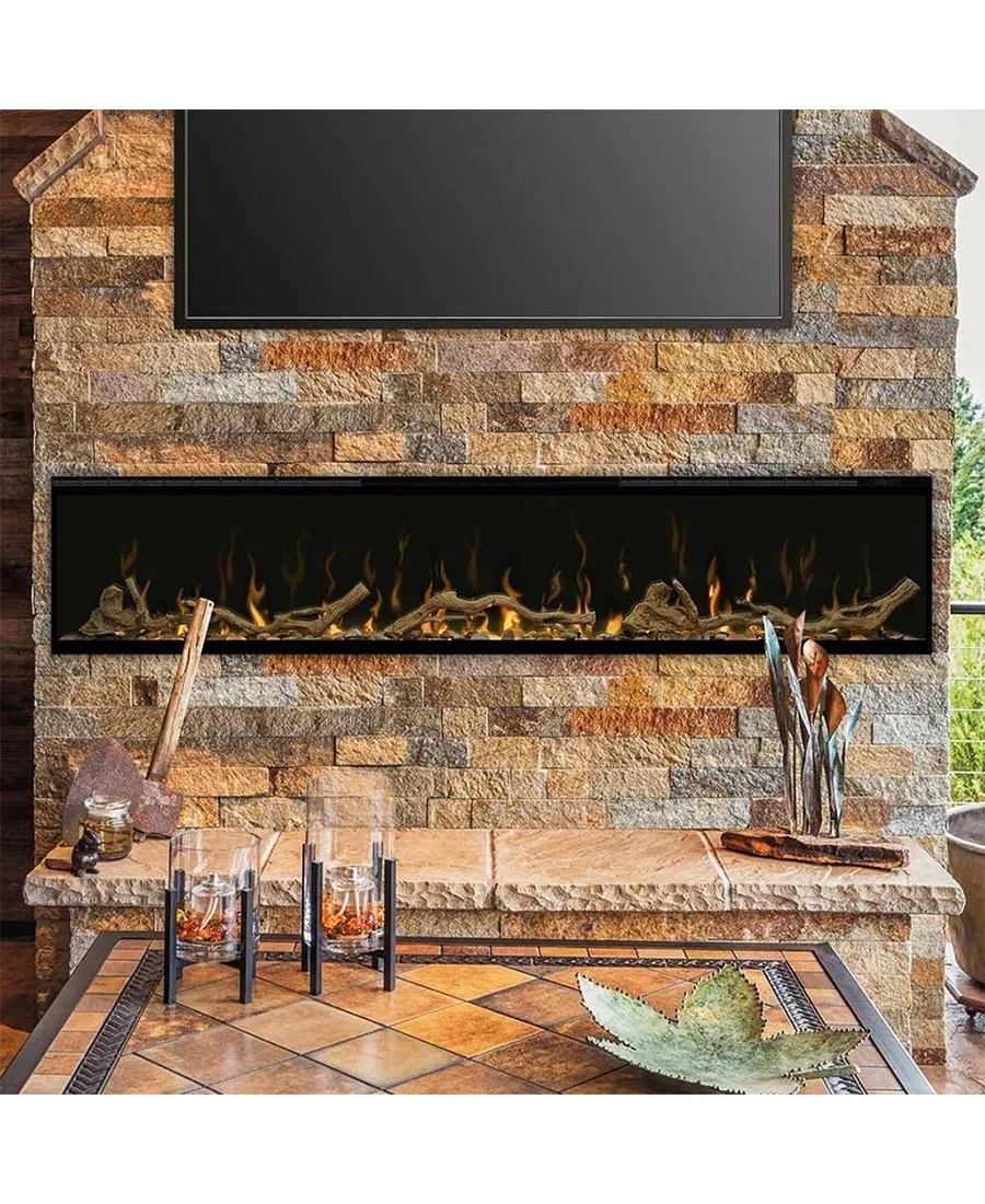 74" 'Ignite' Frameless OptiFlame Fire