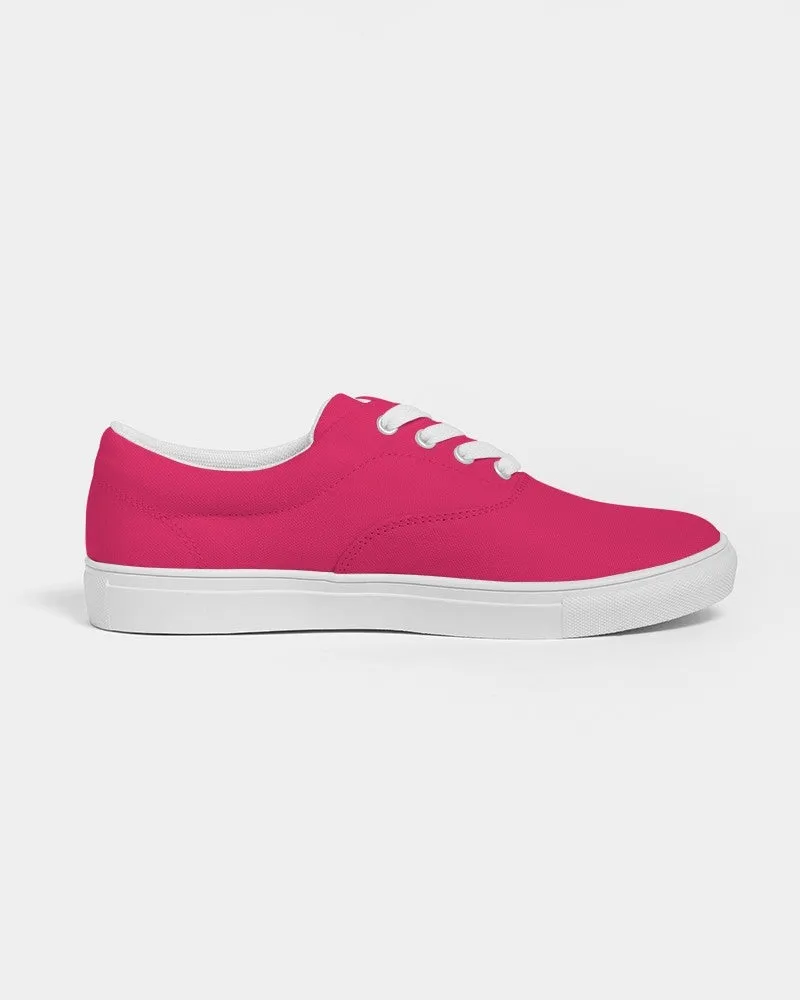Bright Pink Women's Canvas Sneakers | Women's | Bright Pure Pink | C0M100Y50K0