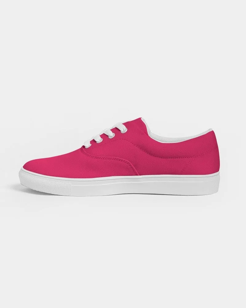 Bright Pink Women's Canvas Sneakers | Women's | Bright Pure Pink | C0M100Y50K0