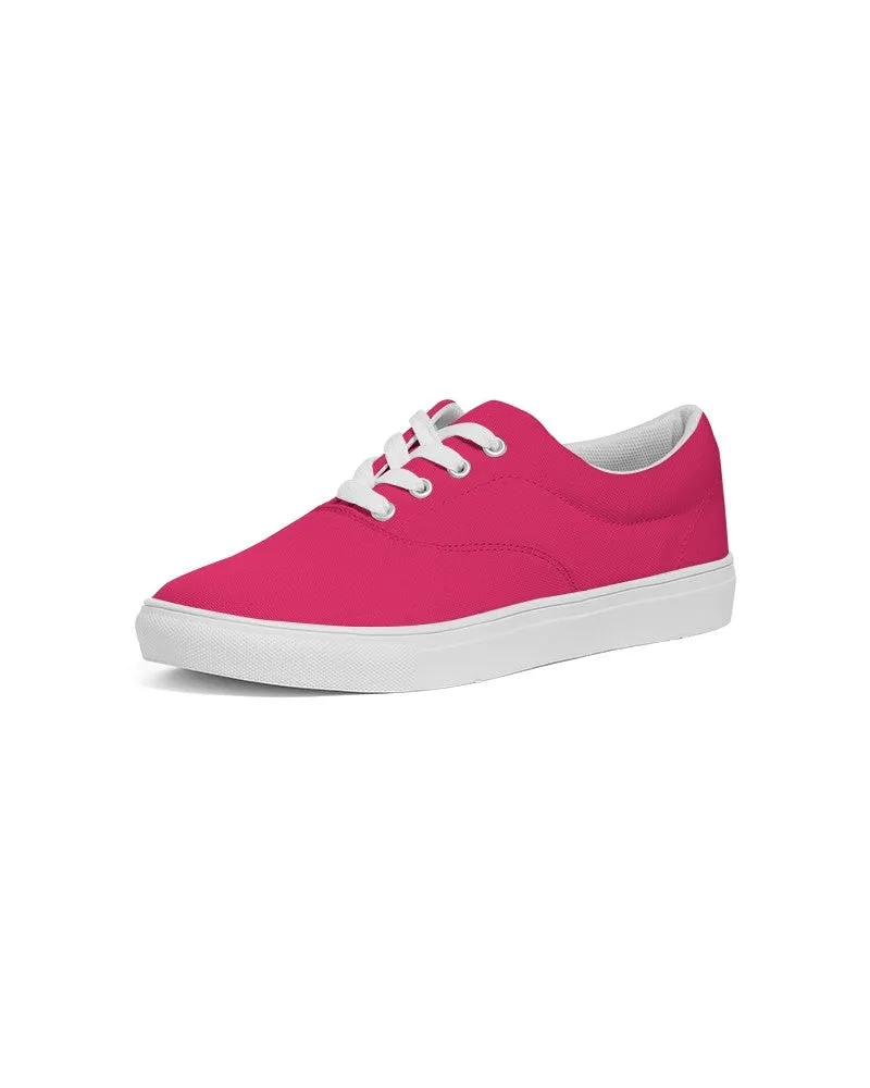 Bright Pink Women's Canvas Sneakers | Women's | Bright Pure Pink | C0M100Y50K0