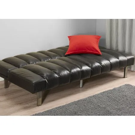Chic Black Theater Futon