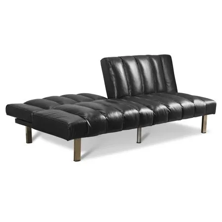 Chic Black Theater Futon