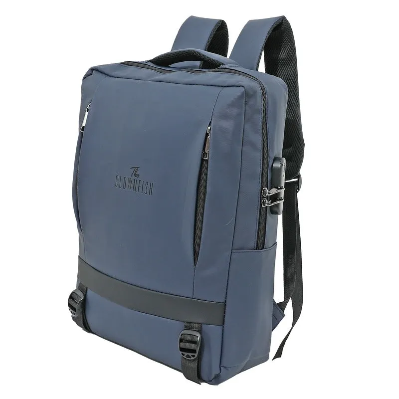 Clownfish Laptop Bag - Waterproof, USB Port | 1 Pack | 35*48*7.5 cm | Blue