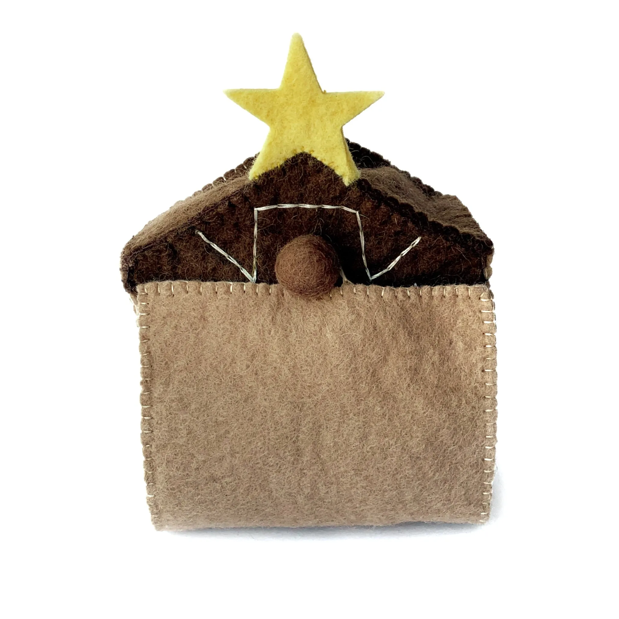 Colorful Felt Nativity Set