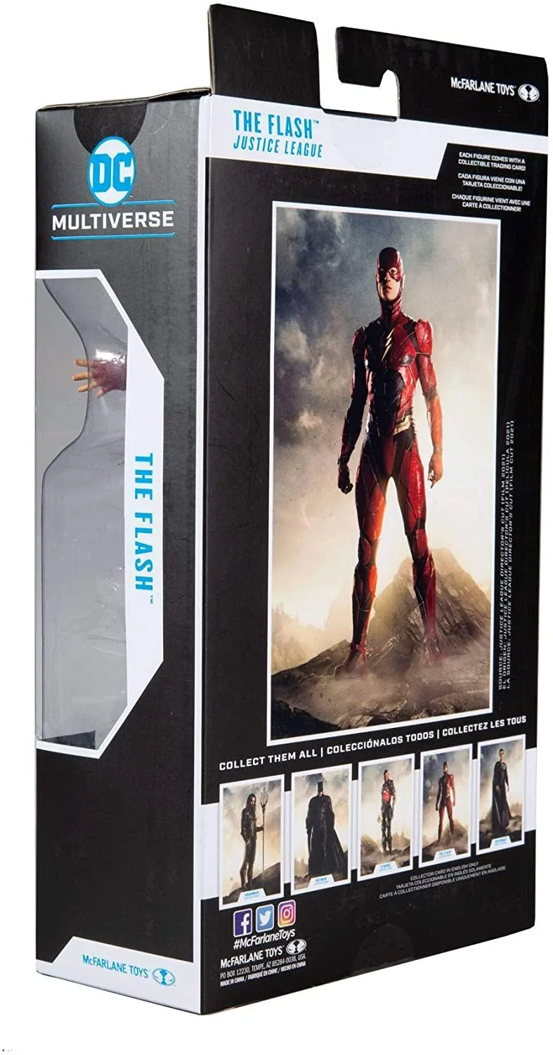 DC Multiverse Justice League Movie The Flash 7" Inch Action Figure - McFarlane Toys