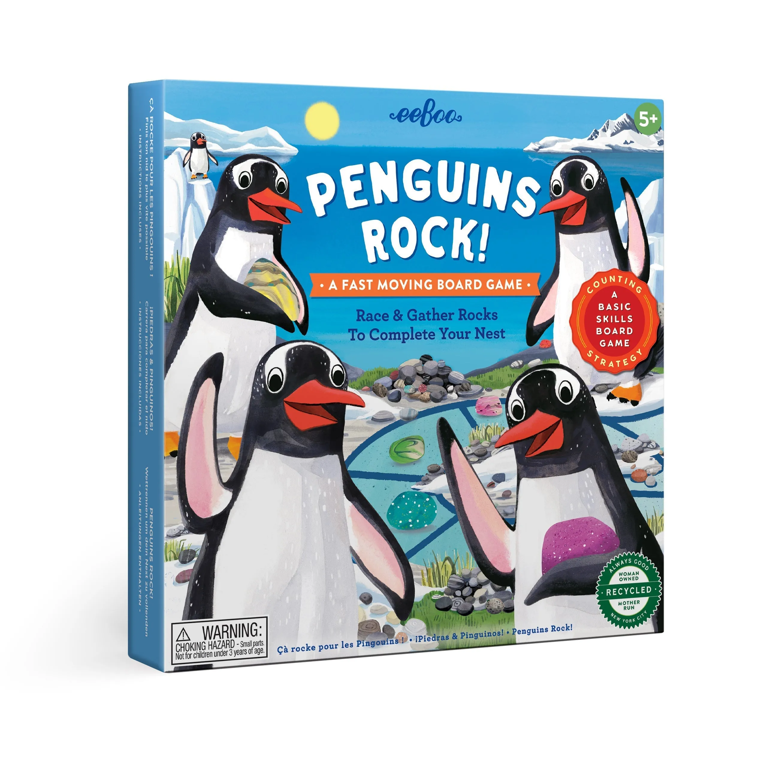 eeBoo Penguins Rock! Board Game