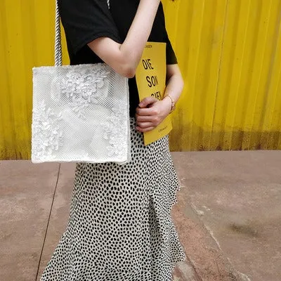 Embroidered Hollow Bag