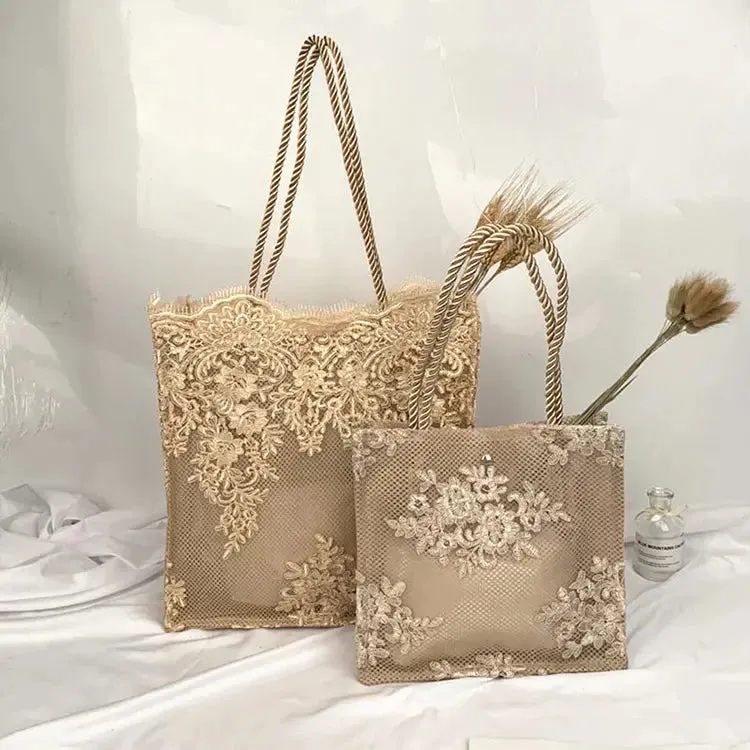 Embroidered Hollow Bag