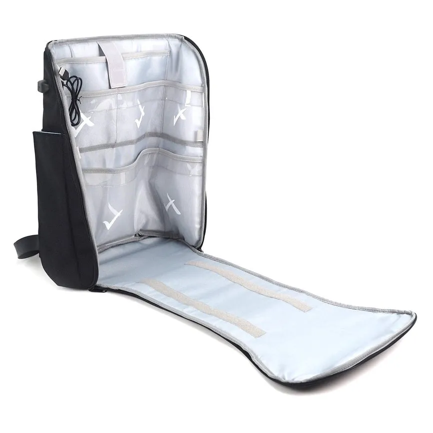 Laptop Backpack - Sleek Convertible Bag: Genuine Leather