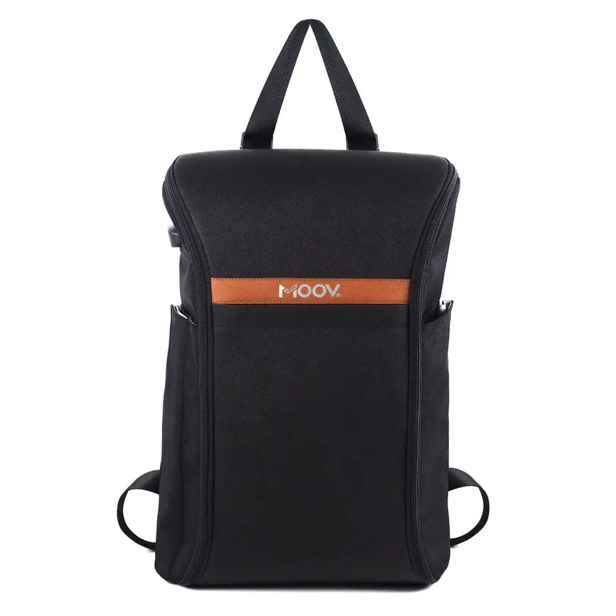 Laptop Backpack - Sleek Convertible Bag: Genuine Leather