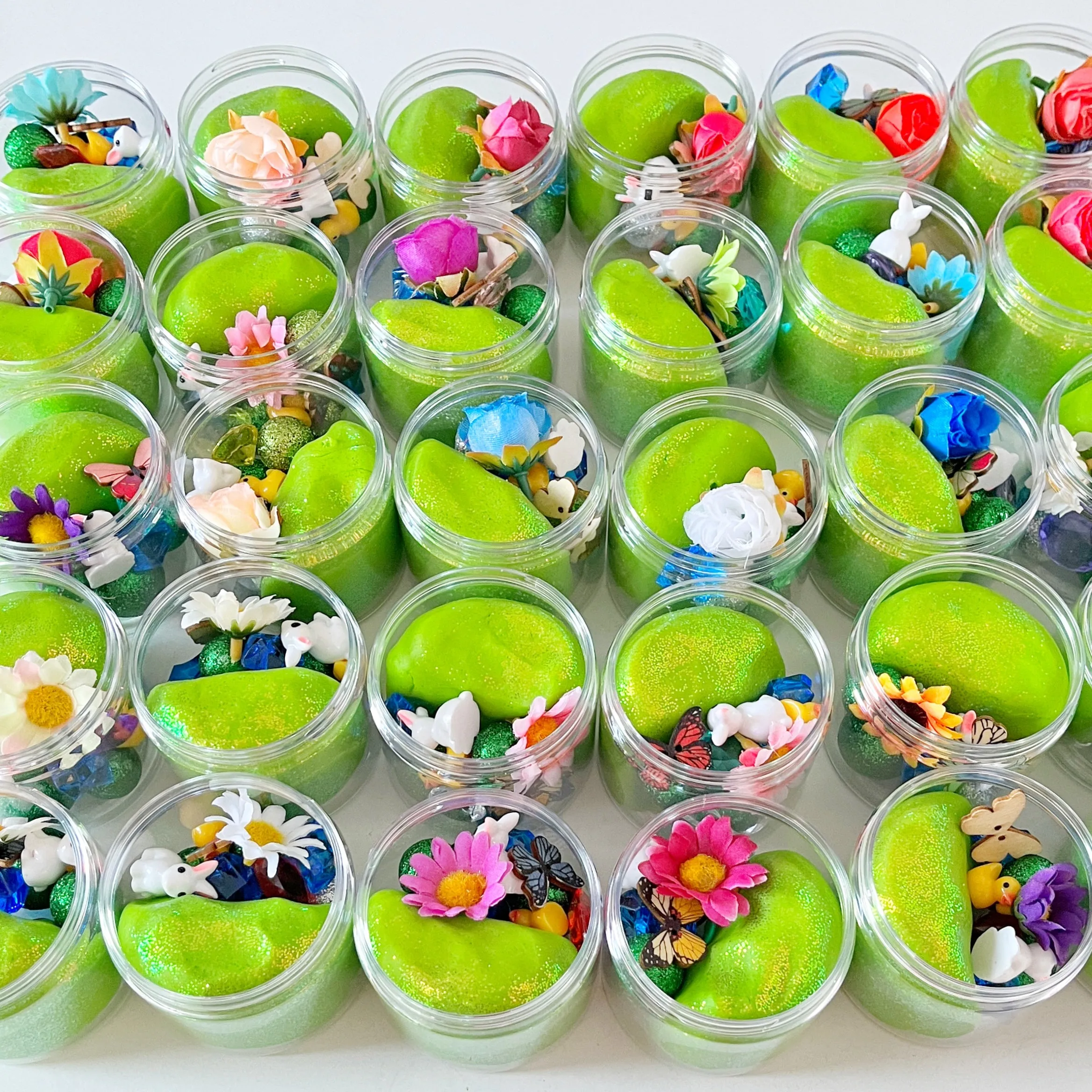 Themed Play Dough Jars