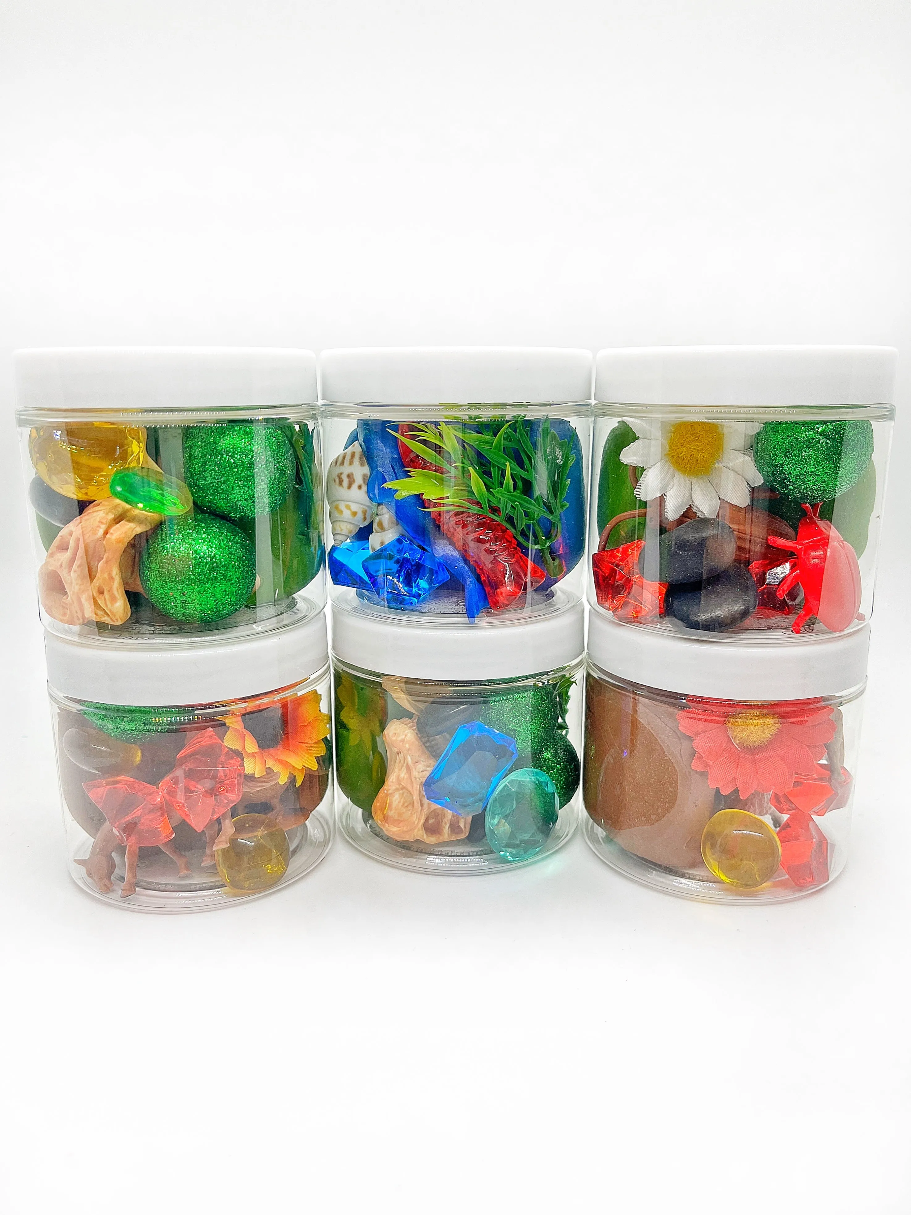 Themed Play Dough Jars