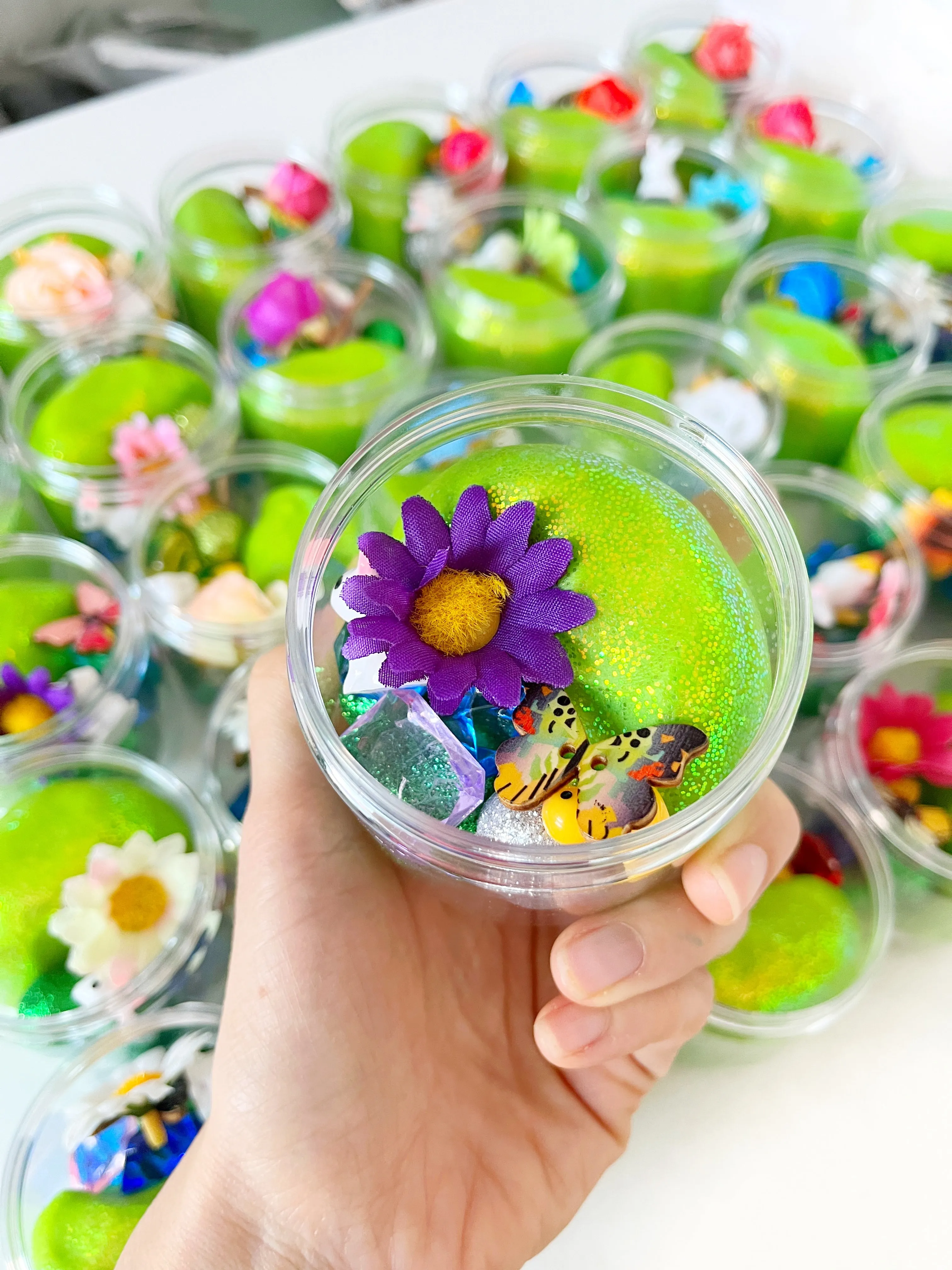 Themed Play Dough Jars