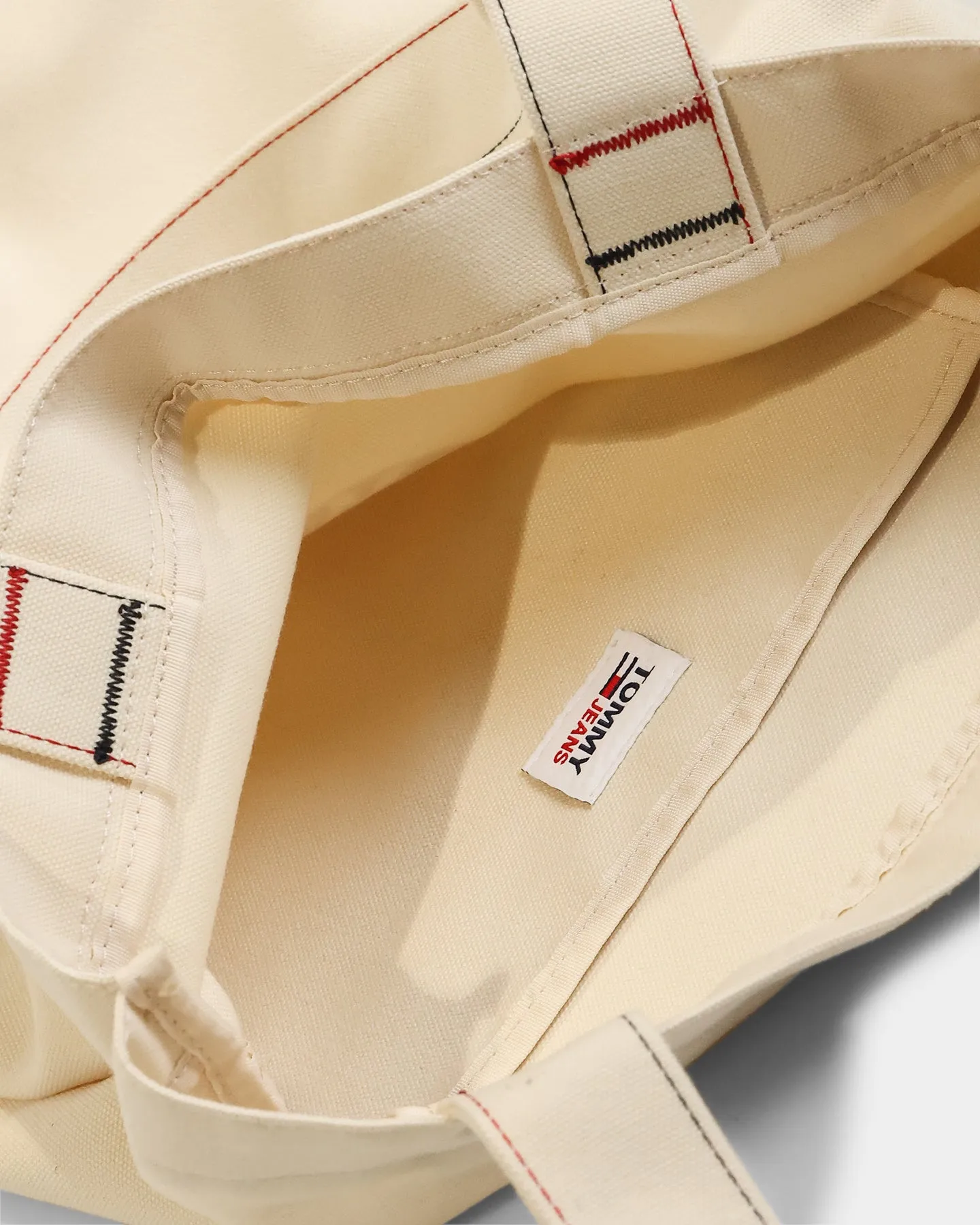 Tommy Jeans Logo Canvas Bag Natural
