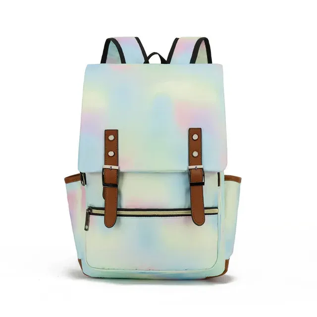 Vintage 16 inch Laptop Backpack Canvas Bags Travel Leisure Backpacks Retro Casual Bag School Bags For Teenagers