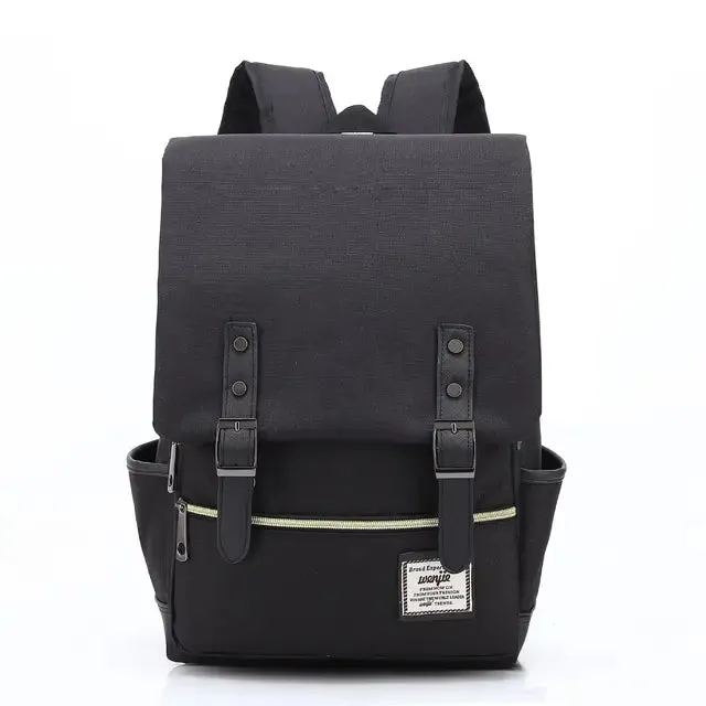 Vintage 16 inch Laptop Backpack Canvas Bags Travel Leisure Backpacks Retro Casual Bag School Bags For Teenagers