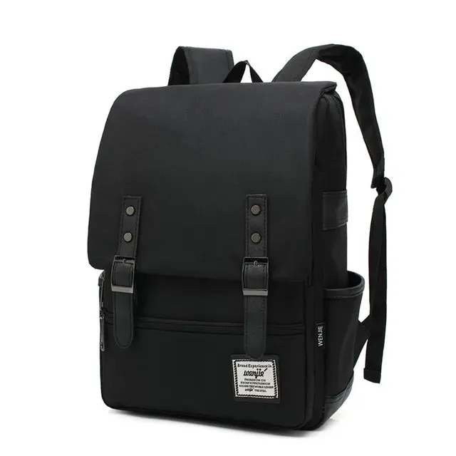 Vintage 16 inch Laptop Backpack Canvas Bags Travel Leisure Backpacks Retro Casual Bag School Bags For Teenagers